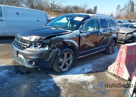 2016 Dodge Journey Crossroad Plus z USA, uszkodzony, nr VIN 3C4PDDGG6GT168588